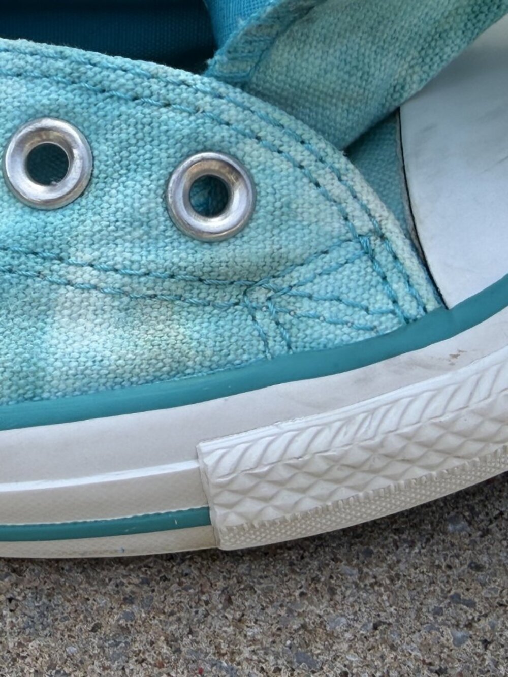 Converse Chuck Taylor All-Stars - Turquoise Tie-Dye - Low - size 10 women/8 men - Picture 5 of 8